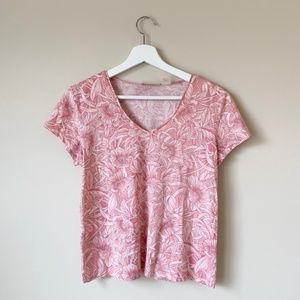 TOMMY BAHAMA Silk Cotton Floral Hawaii Shirt Top